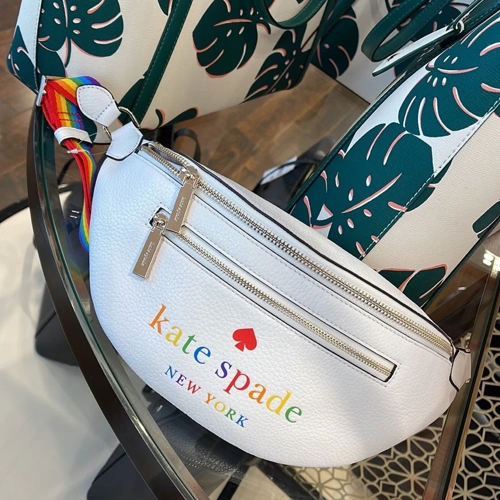 Kate Spade leila belt bag White Dove